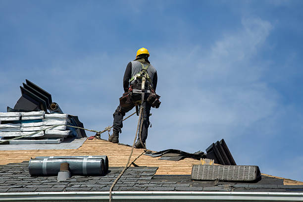 Professional Flat Roof Repair technician working in Jenkintown, PA